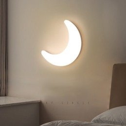 20W Nordic Indoor Moon Shape lastenhuoneen seinävalaisimet kattovalaisimet