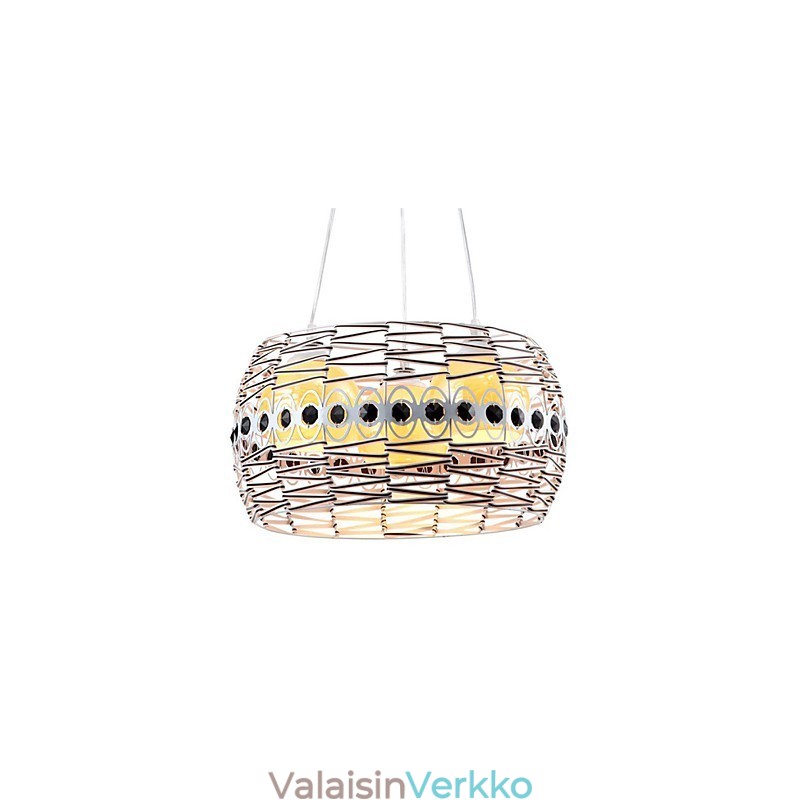Rattan Art -valaisin Riippuvalaisin Käsin kudottu