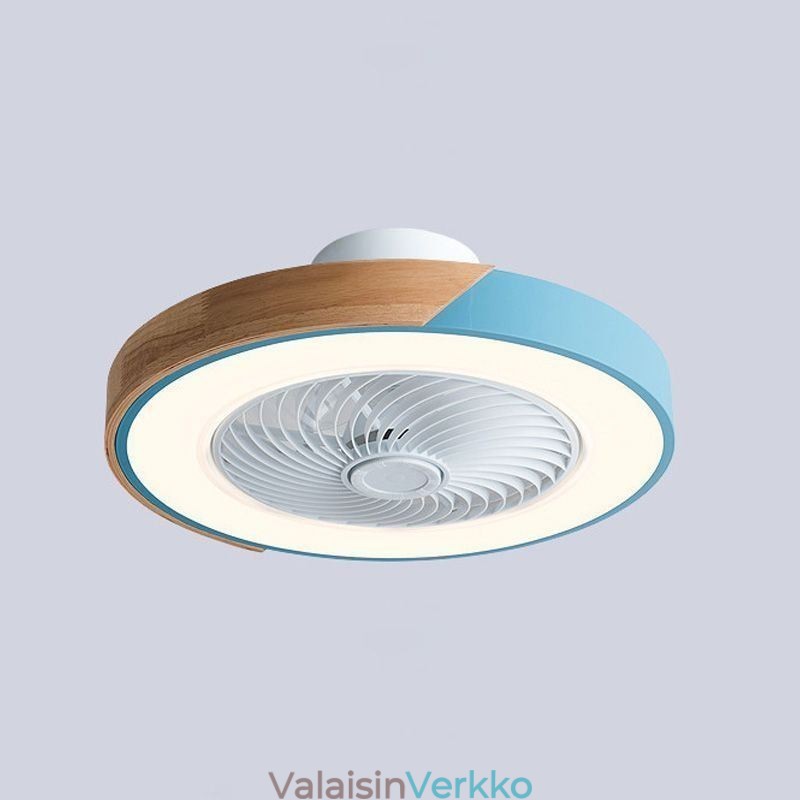 Älykäs kattotuuletin valoilla Kaukosäätimellä varustettu sisustustuuletinlamppu