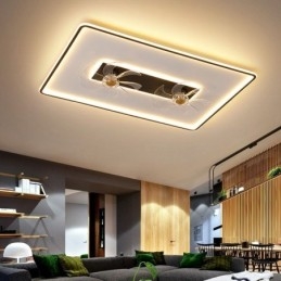 Kattotuuletin Lights Decor Tuulettimella Akryylilamppu