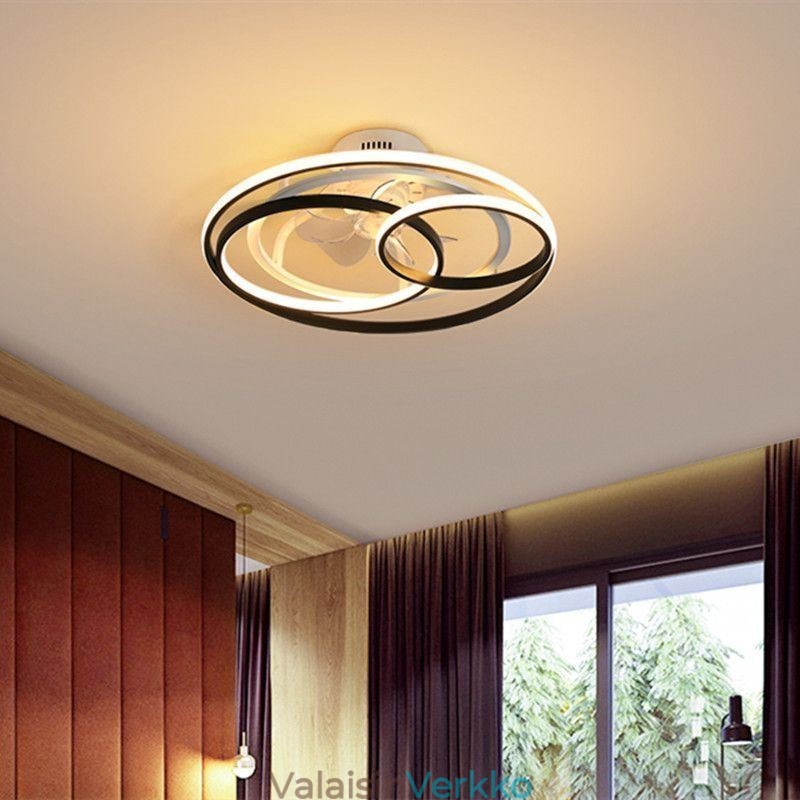 Modernit kattovalot ympyrärenkaat Designer kattotuuletin