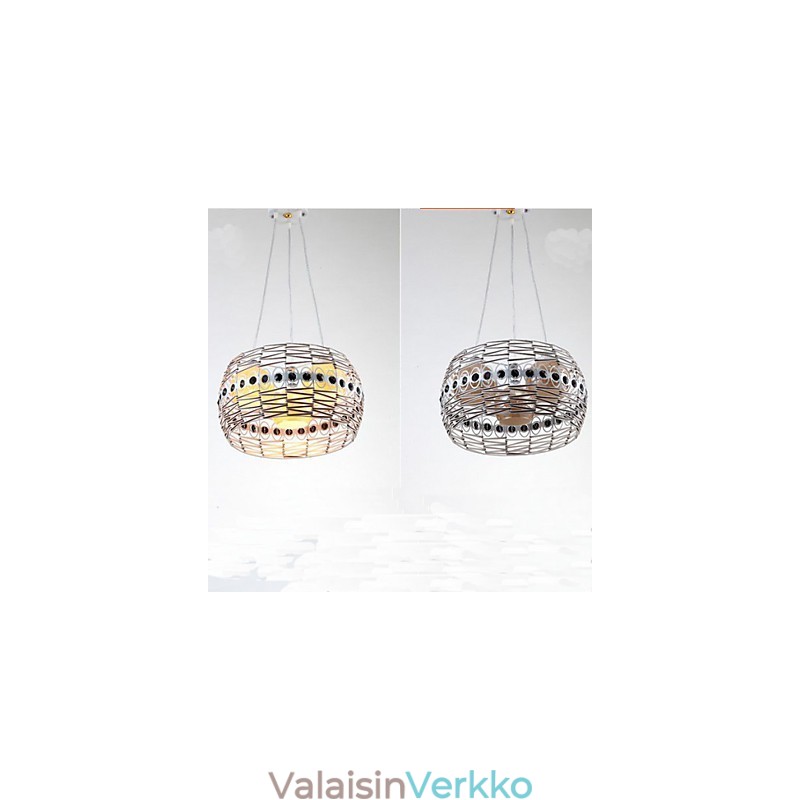 Rattan Art -valaisin Riippuvalaisin Käsin kudottu