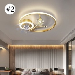 Kattotuuletin Lights Decor Tuuletuslamppu Akryyli
