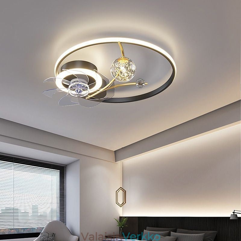 Kattotuuletin Lights Decor Tuuletuslamppu Akryyli