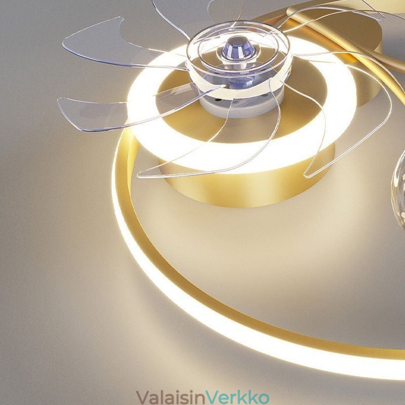 Kattotuuletin Lights Decor Tuuletuslamppu Akryyli