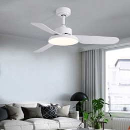 Invertterituuletinlamppu Moderni minimalistinen kattotuuletinlamppu