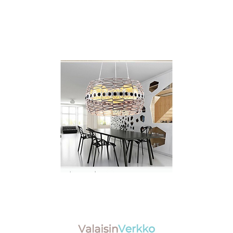 Rattan Art -valaisin Riippuvalaisin Käsin kudottu