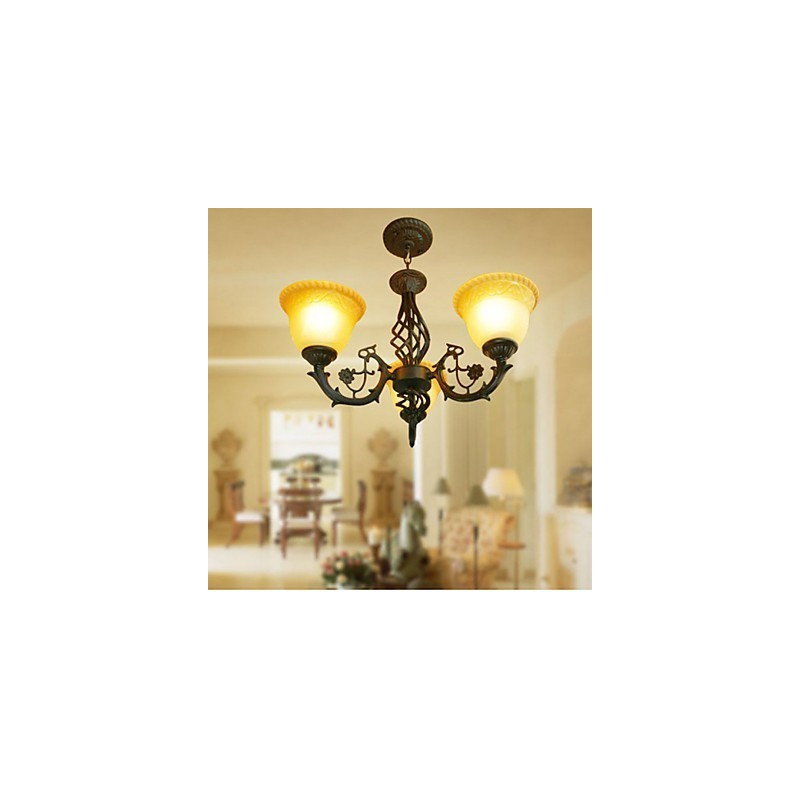 Vintage takorautainen kattokruunu