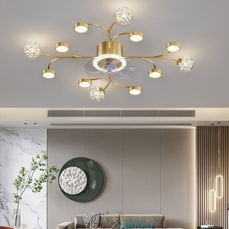Creative Fan Ceiling Light kattokruunu