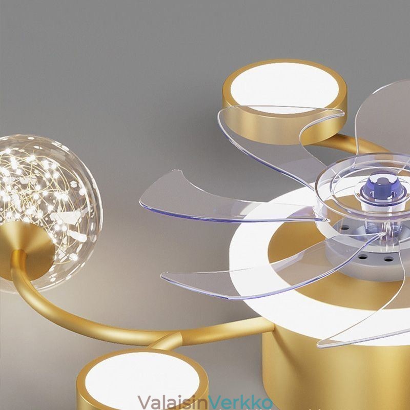 Creative Fan Ceiling Light kattokruunu