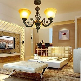 Vintage takorautainen kattokruunu