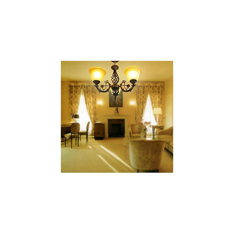 Vintage takorautainen kattokruunu