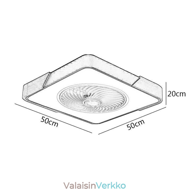 Modernit kattotuulettimen valot Yksinkertainen kattovalaisin kattolamppu