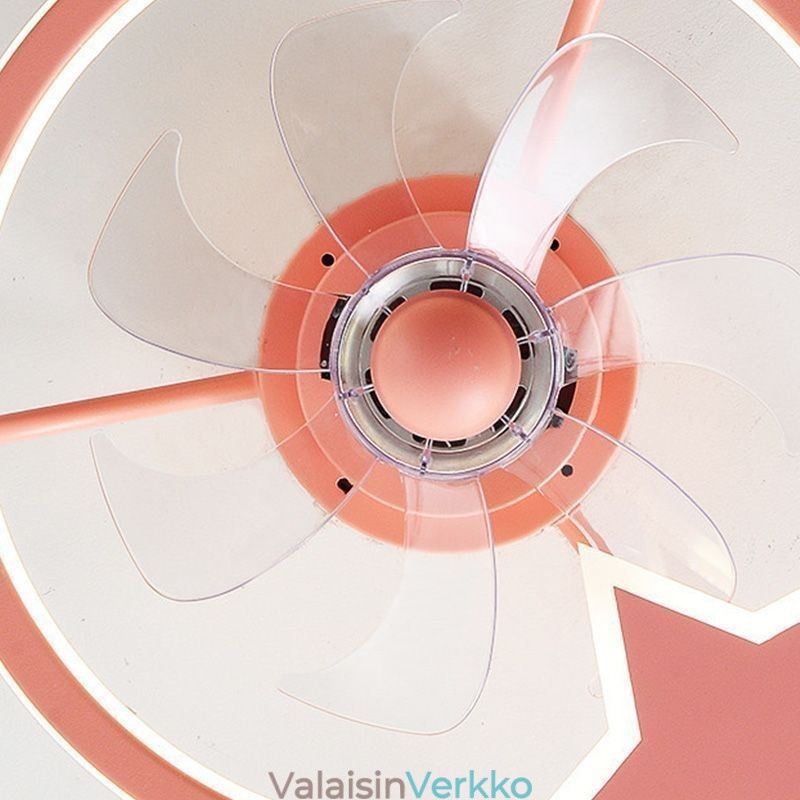 Sarjakuva kattotuulettimen valo Creative kattovalaisin lapsille