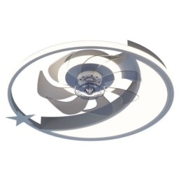Moon Ceiling Fan Light Creative Kattolamppu