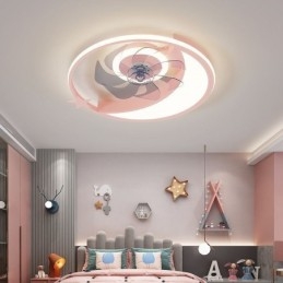 Moon Ceiling Fan Light Creative Kattolamppu