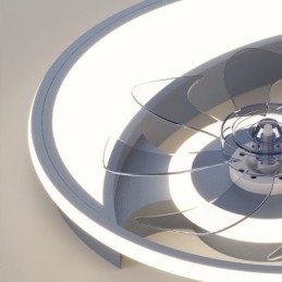 Moon Ceiling Fan Light Creative Kattolamppu