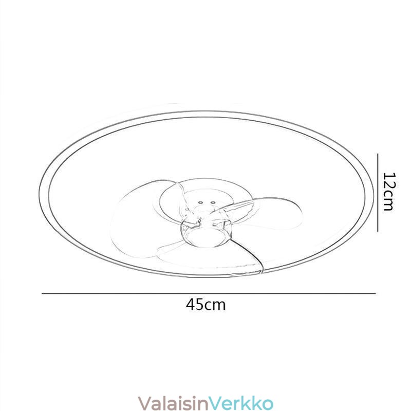 Macaron kattotuulettimen valon kaukosäädin Decor tuuletin