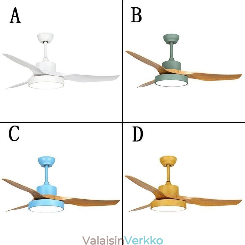 Kattotuuletin kaukosäätimellä 3 terää