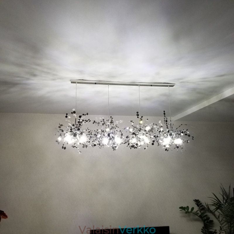 Moderni minimalistinen kattokruunu ruostumaton teräs