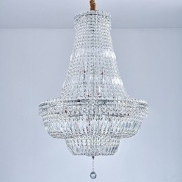 Retro kristallikruunu American Luxury Crystal kattovalaisin 18 valolla