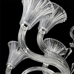 Eurooppalainen kristallikruunu koristeellinen kattovalaisin 12 valolla