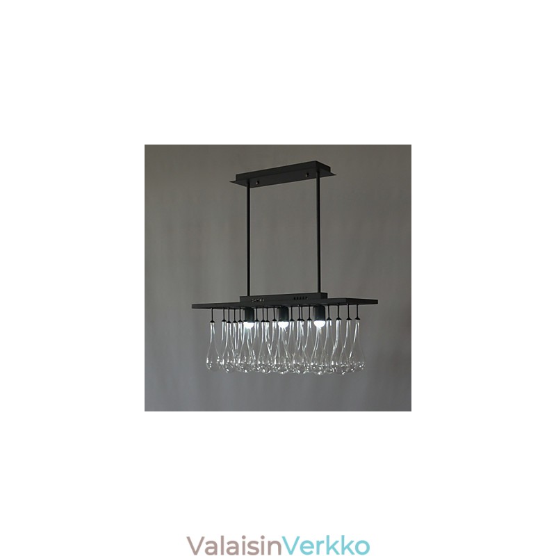 Moderni nykyaikainen kristallimaalaus metallikattokruunu