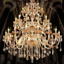 European Crystal Chandelier Luxury kattovalaisin 30 valolla
