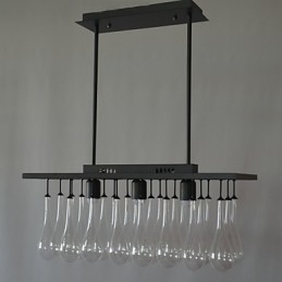Moderni nykyaikainen kristallimaalaus metallikattokruunu