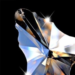 Eurooppalainen kristallikruunu konjakkivärinen kattovalaisin 40 valolla