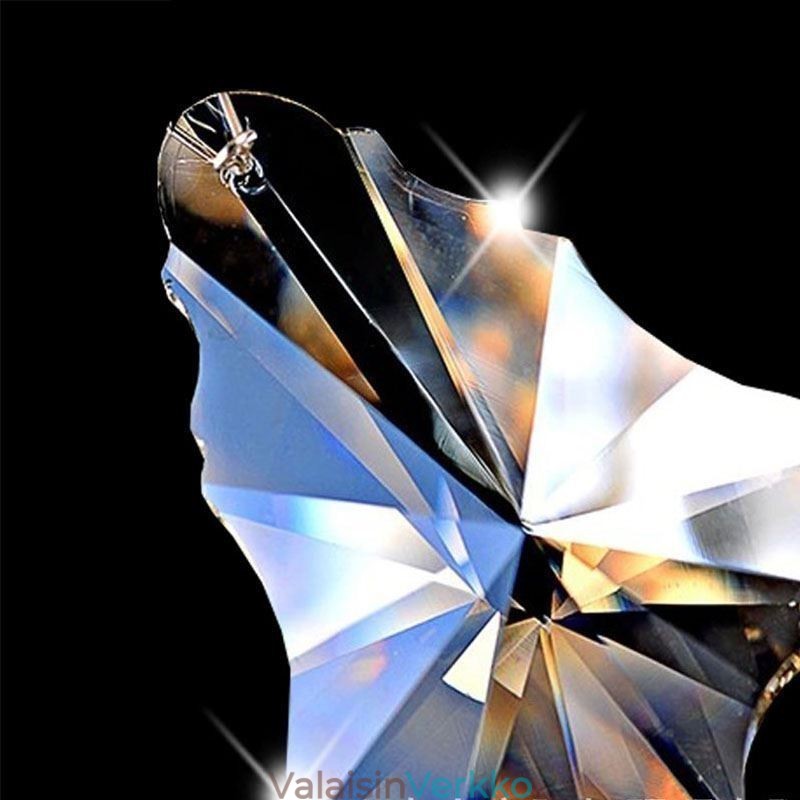 Eurooppalainen kristallikruunu konjakkivärinen kattovalaisin 40 valolla