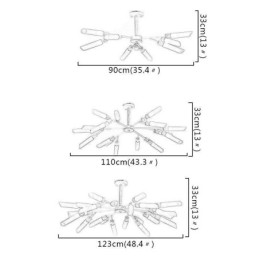 Pohjoismainen riippuvalaisin Moderni massiivipuuvalaisin