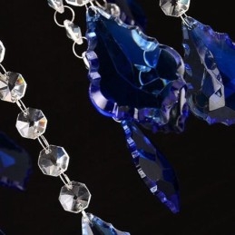 European Crystal Chandelier Luxury Riipus Vaaleansininen Riipus