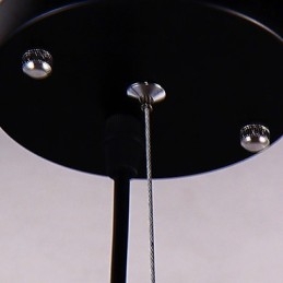 Moderni nykyaikainen kromimetallikattokruunu