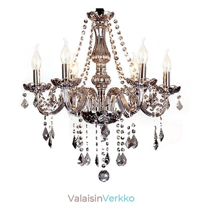 Elegantti kristallikruunu eurooppalaistyylinen lasiriippuvalaisin