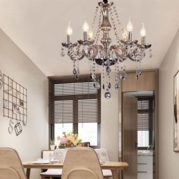 Elegantti kristallikruunu eurooppalaistyylinen lasiriippuvalaisin