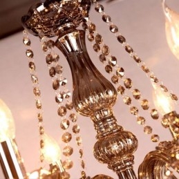 Elegantti kristallikruunu eurooppalaistyylinen lasiriippuvalaisin