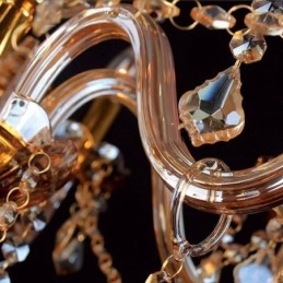 Ylellinen kristallikruunu eurooppalainen kattovalaisin