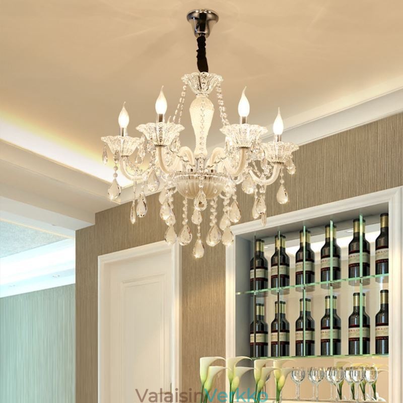 European Crystal Kattokruunu Elegantti riippuvalaisin