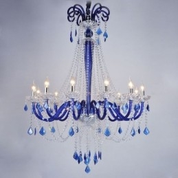 European Crystal Kattokruunu Elegantti riippuvalaisin
