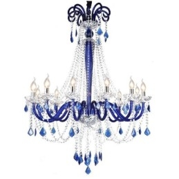 European Crystal Kattokruunu Elegantti riippuvalaisin