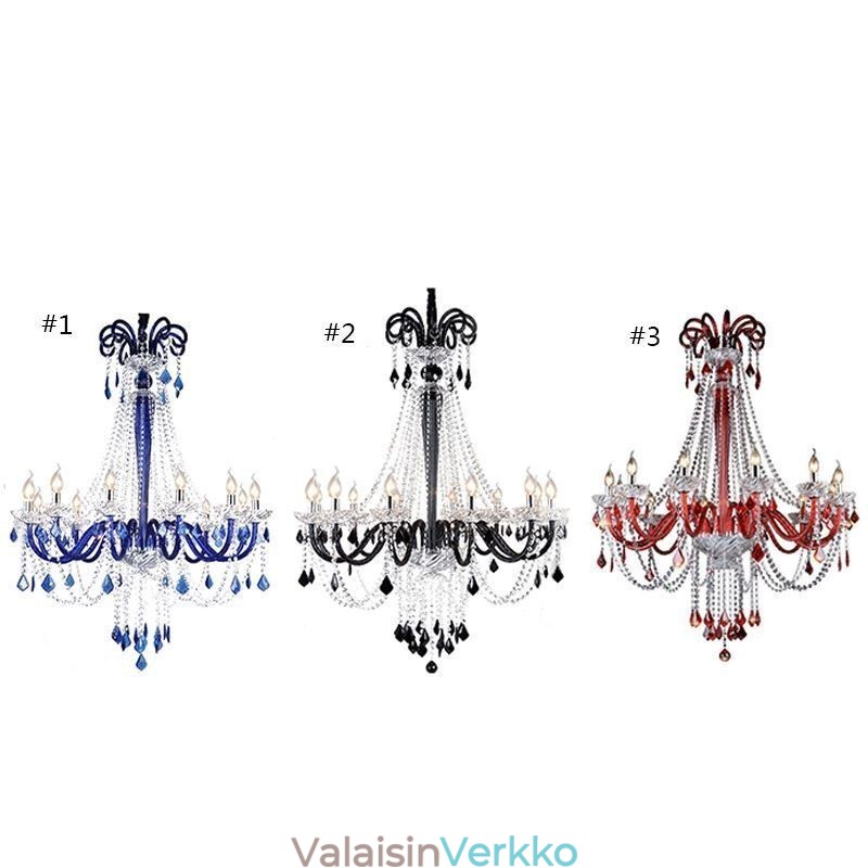 European Crystal Kattokruunu Elegantti riippuvalaisin