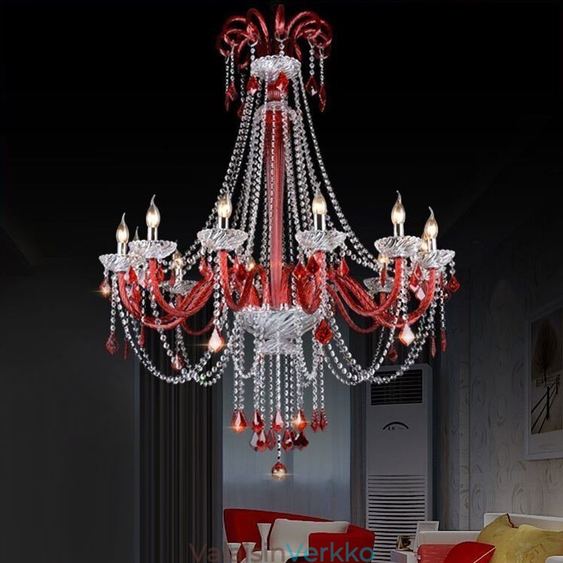European Crystal Kattokruunu Elegantti riippuvalaisin
