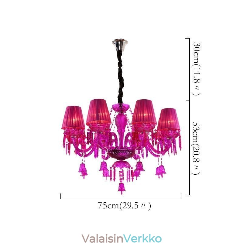 Eurooppalainen Crystal Kattokruunu Ring Bells Lasiriippuvalaisin