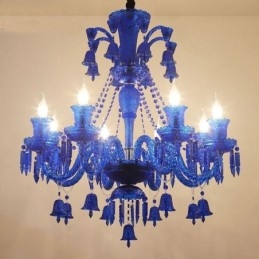 Crystal Ceiling Light Eurooppalainen kattokruunu Ring Bells riippuvalaisin