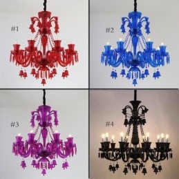 Crystal Ceiling Light Eurooppalainen kattokruunu Ring Bells riippuvalaisin