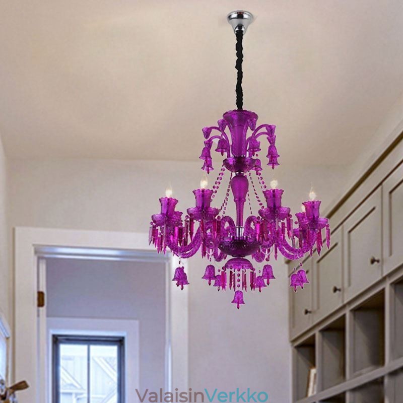 Crystal Ceiling Light Eurooppalainen kattokruunu Ring Bells riippuvalaisin