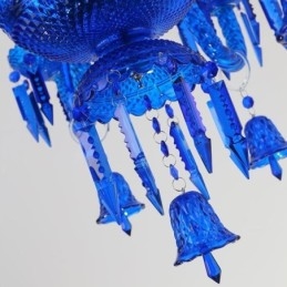 Crystal Ceiling Light Eurooppalainen kattokruunu Ring Bells riippuvalaisin