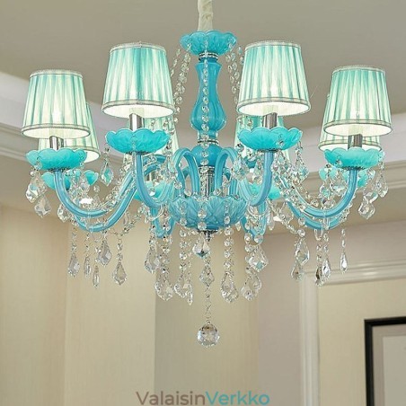Creative Crystal Chandelier eurooppalainen tyylikäs riippuvalaisin Creative Crystal Chandelier eurooppalainen tyylikäs riippuvalaisin