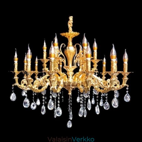 Crystal Chandelier Modern Luxury Kattovalaisimet Kodin valaistus Sisustusvalo